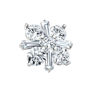 Dermal Anchor argent taille princesse