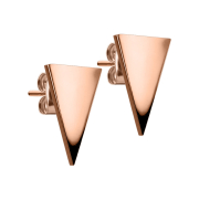Ohrstecker rosegold dreieck