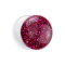 Spina svasata trasparente con glitter fucsia