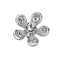 Dermal Anchor argent fleur