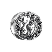 Flesh Tunnel altsilber Wassermann