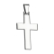 Pendant silver cross