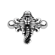 Brassard Micro Barbell argent éléphant