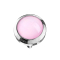 Dermal Anchor silber mit Epoxidstein pink