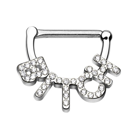 Barbell Clicker silver Bitch