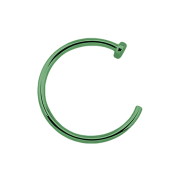 Anneau de nez ouvert vert