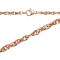 Chain double rose gold