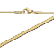 Flat gold-plated chain