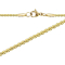Chain twisted flat gold-plated