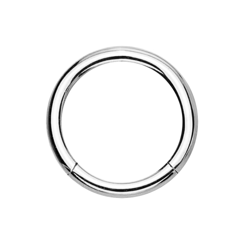 Micro segment ring hinged silver