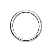 Micro anneau segment argent