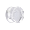 Flared Plug en quartz transparent