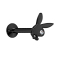 Micro Labret femelle noir Playboy Bunny