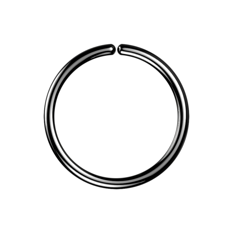 Micro Piercing Ring schwarz