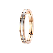Ring rosegold Perlmutt Streifen