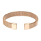 Bracciale in oro rosa con maglia flessibile