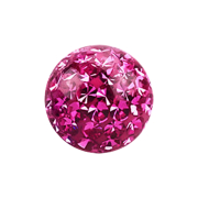 Micro Kristall Kugel pink Epoxy Schutzschicht