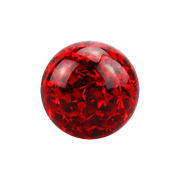 Micro Kristall Kugel rot Epoxy Schutzschicht
