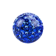 Micro Kristall Kugel dunkelblau Epoxy Schutzschicht