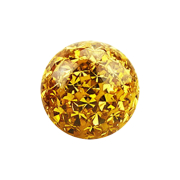 Micro crystal ball topaz epoxy protective layer