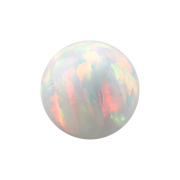 Micro Kugel Opal weiss