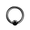 Micro Ball Closure Ring noir