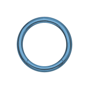 Micro anneau segment bleu clair