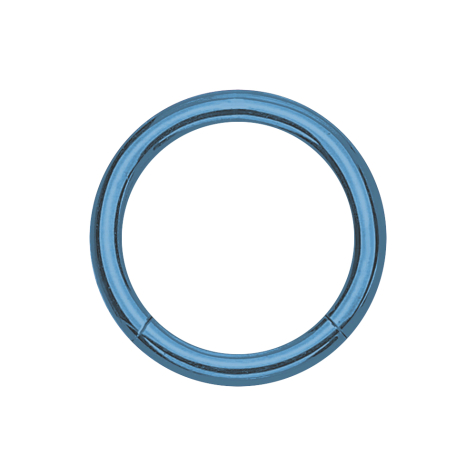 Anello micro segmento azzurro