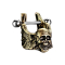 Micro Barbell gold-plated skull with wings