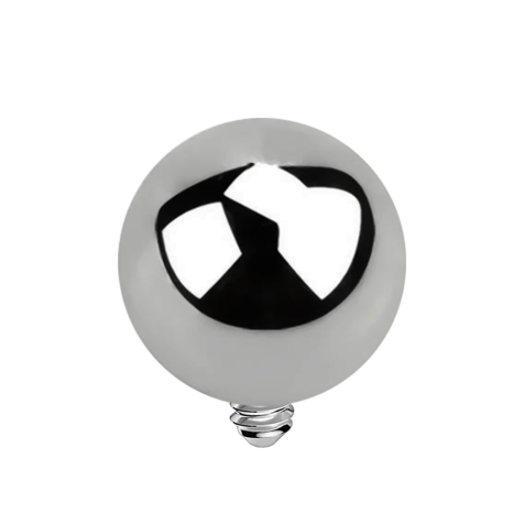 Silver Dermal Anchor Ball