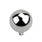 Silver Dermal Anchor Ball