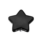 Dermal anchor star black