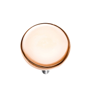 Disque dancrage cutané, couleur or rose