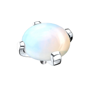 Dermal Anchor Kuppel mit Opalite Stein