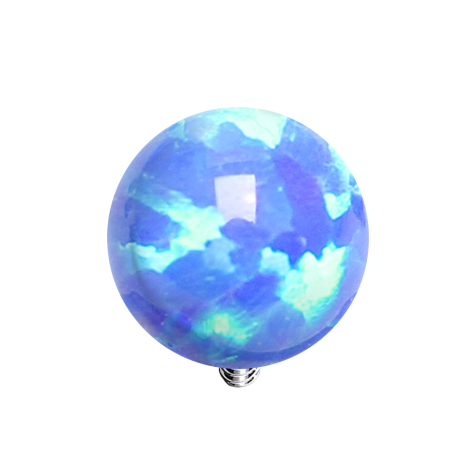 Ancoraggio cutaneo a sfera, blu opalino