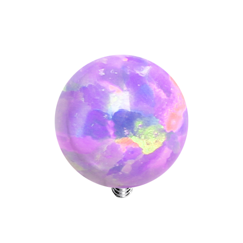 Bille pour ancrage cutané, opale violette
