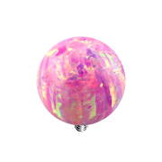 Ancoraggio cutaneo a sfera, opale rosa
