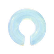 Ear weight donut made of opalite stone