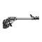 Barbell Stab Rosen Revolver altsilber