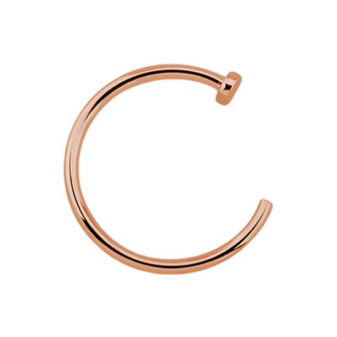 Anello da naso aperto oro rosa