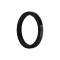 Anneau de fermeture noir