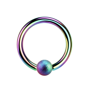 Ball Closure Ring colored speckled