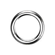 Segment ring hinged silver