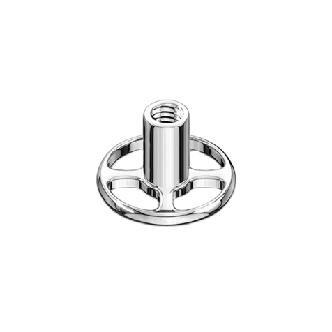 Dermal Anchor Anker rund vier Loch