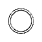 Micro segment ring hinged 14k white gold