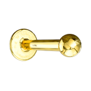 Labret 14k gold with ball