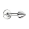 Labret 14k weissgold mit Cone