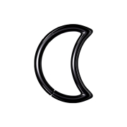 Micro anneau segment pliable noir lune