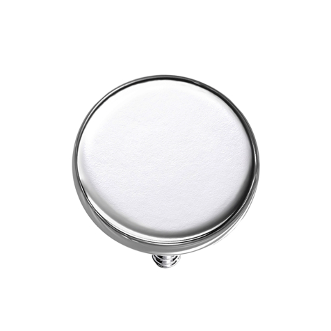Dermal Anchor Scheibe silber