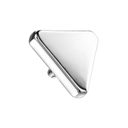 Silver Triangular Dermal Anchor